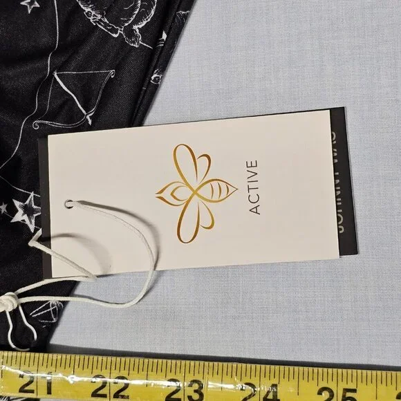 Johnny Was Active Bijou Long Sleeve Flyaway Back Top Tee Women Size L Black - Picture 16 of 16